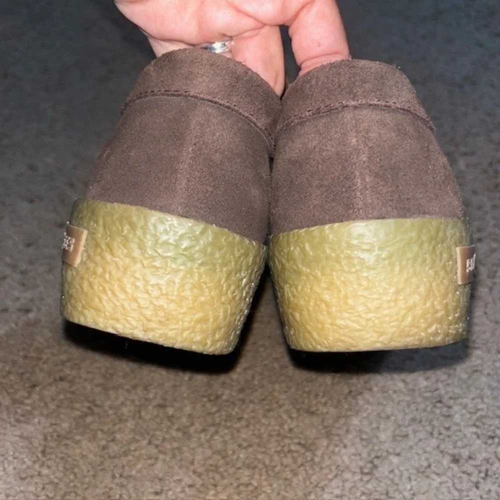 SeaVees Hayward Moc Platform Sneakers Suede Lace Up Brown‎ 7.5